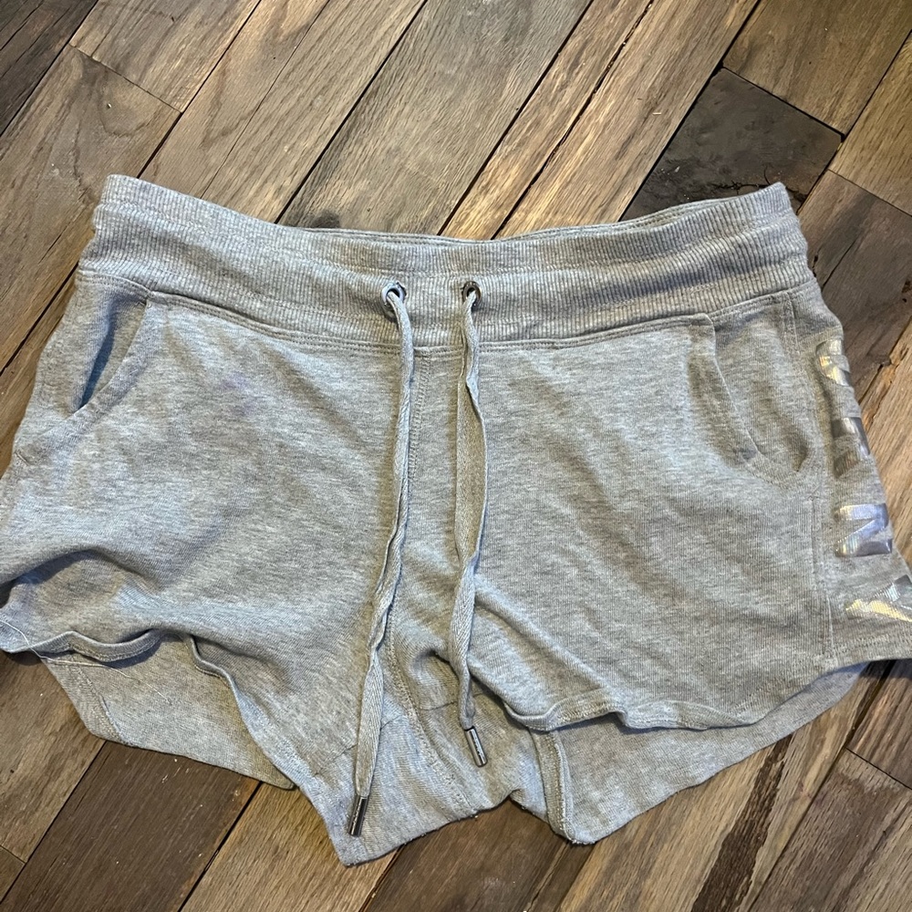 DKNY gray athletic shorts